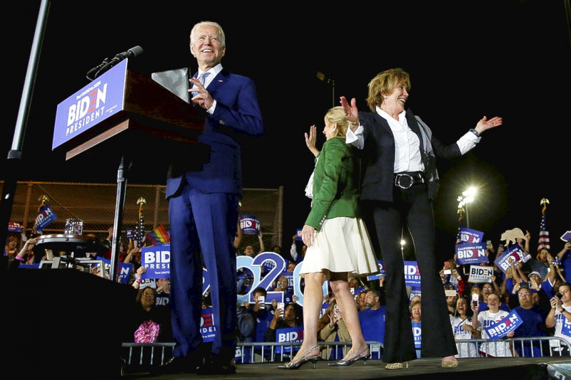 Biden wins seven states on Super Tuesday, Sanders takes two