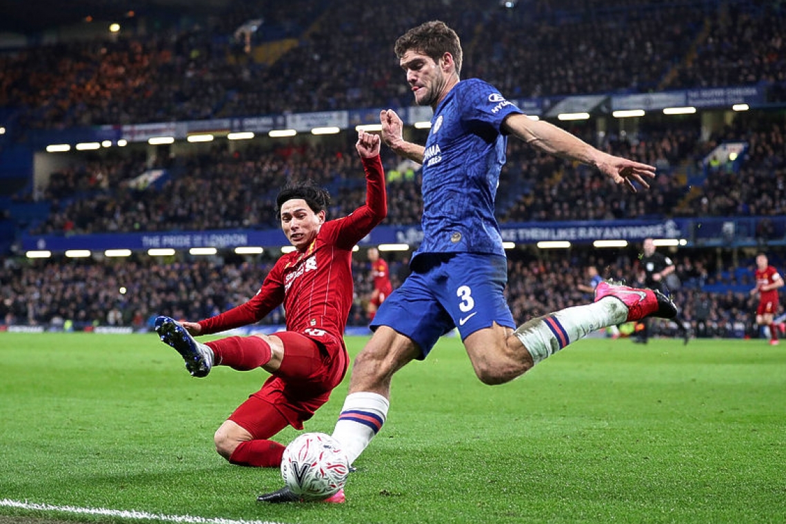  Chelsea beat Liverpool to reach FA Cup quarter-finals
