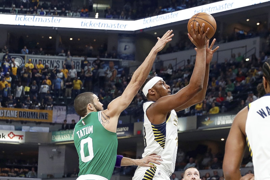 Tatum scores 30 as Celtics edge Pacers