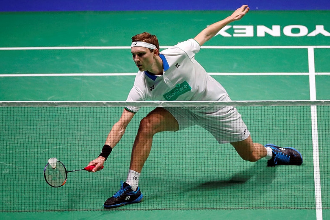 Denmark's Axelsen wins Open before shutdown