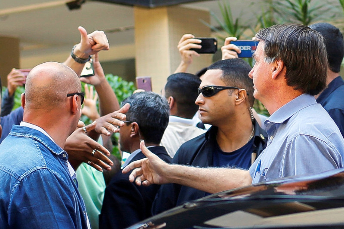 Brazil's Bolsonaro hits the streets in latest social distancing snub