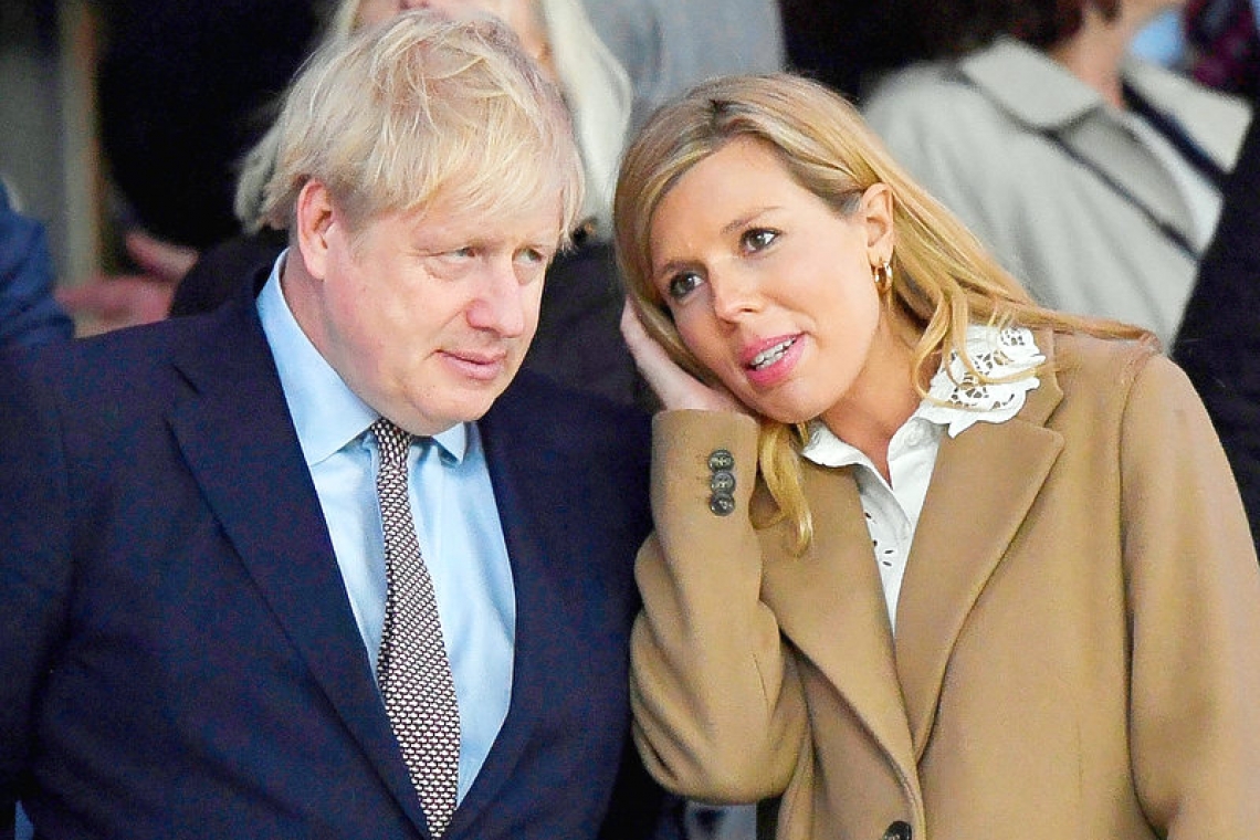 British PM's fiancée gives birth to a boy