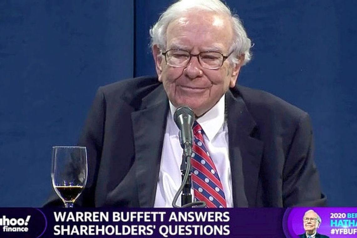 Warren Buffett says the coronavirus cannot stop America, or Berkshire Hathaway