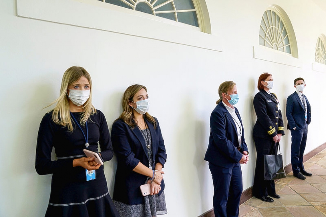 White House directs staff to wear masks after officials test positive