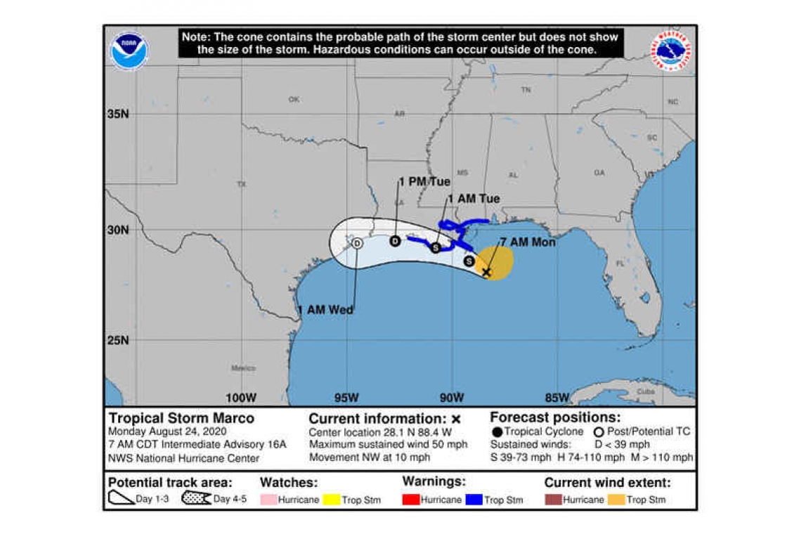 ...MARCO PRODUCING HEAVY RAINFALL AND GUSTY WINDS ALONG PORTIONS OF THE NORTHERN GULF COAST...