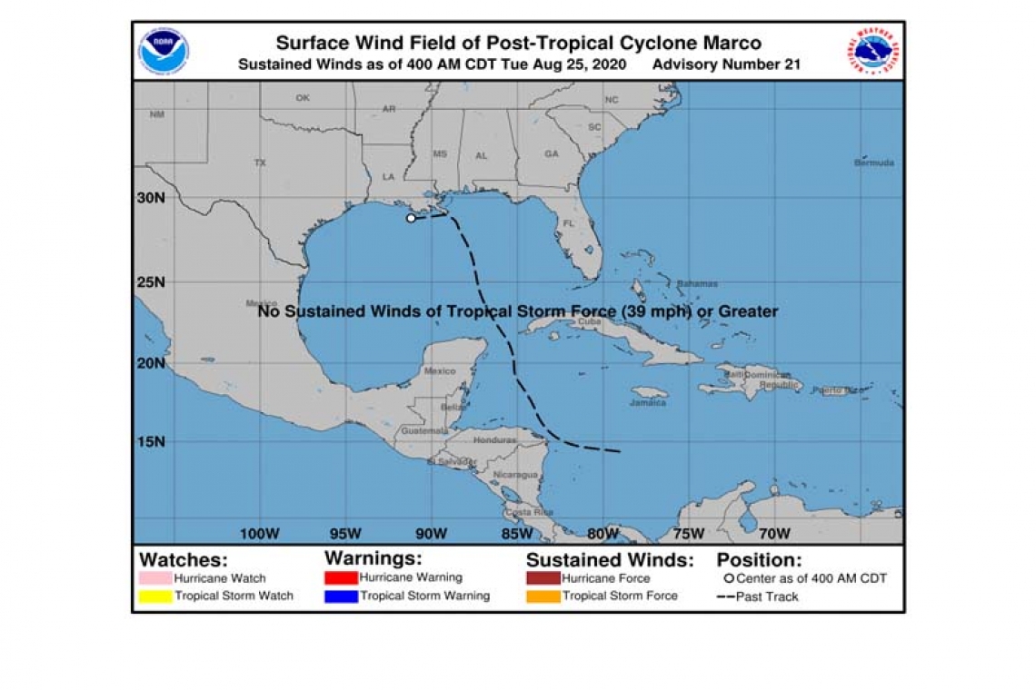   ...MARCO BECOMES A REMNANT LOW JUST SOUTH OF LOUISIANA... ...THIS IS THE LAST ADVISORY...  