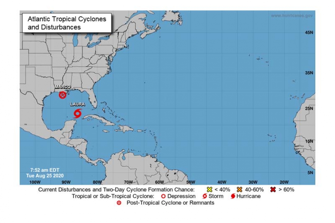 ...MARCO SE CONVIERTA EN UNA BAJA PRESION REMANENTE JUSTO AL SUR DE LOUISIANA... ...ESTA ES LA ULTIMA ADVERTENCIA...