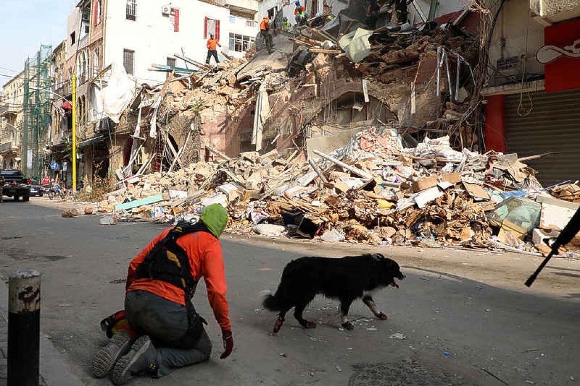 Signs of life detected under rubble a month after Beirut blast