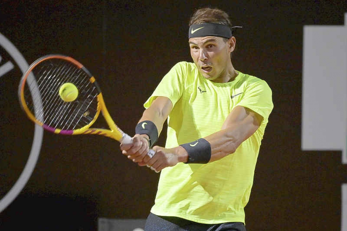    Nadal makes fast start in Rome, Tsitsipas out