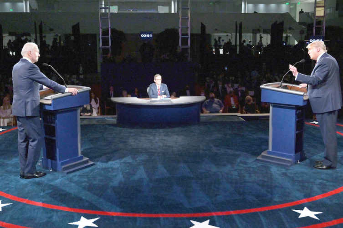 Chaos reigns in first Trump-Biden debate