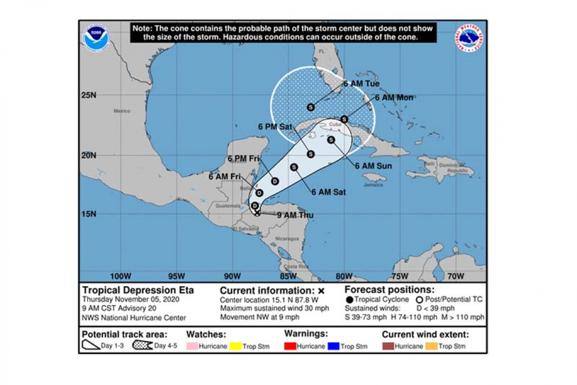 ...ETA PRODUCING HEAVY RAINS AND LIFE-THREATENING FLOODING OVER PORTIONS OF CENTRAL AMERICA...