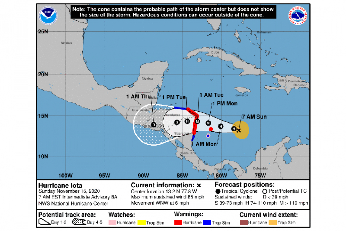 ...IOTA CONTINUES TO RAPIDLY STRENGTHEN...