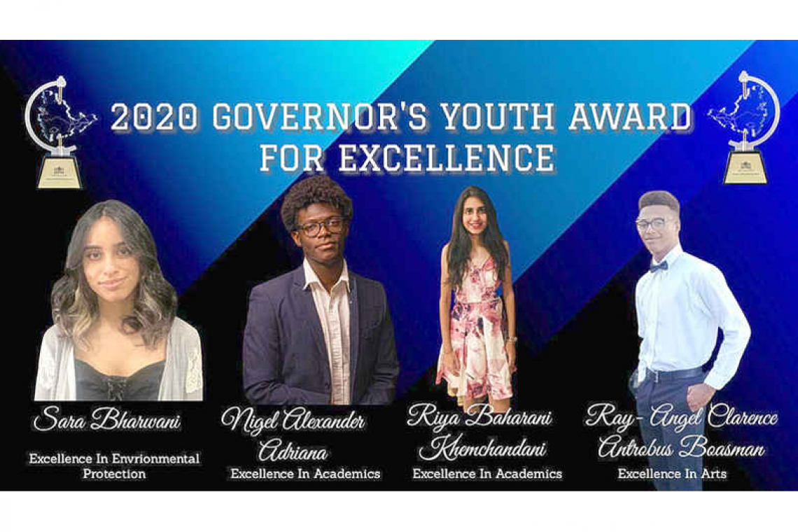 Four youngsters honoured with  Governor’s excellence awards