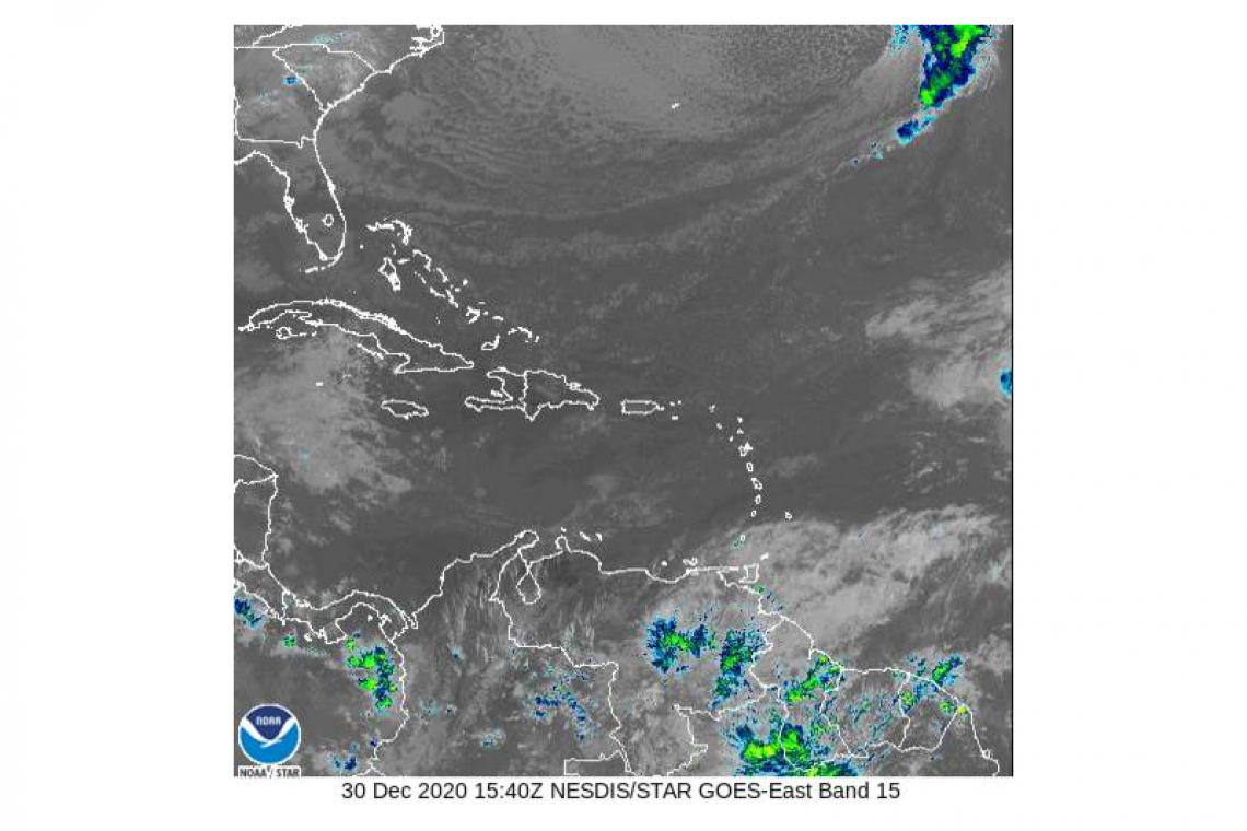 …STRENGTHENING HIGH PRESSURE RIDGE TO AFFECT ST. MAARTEN....