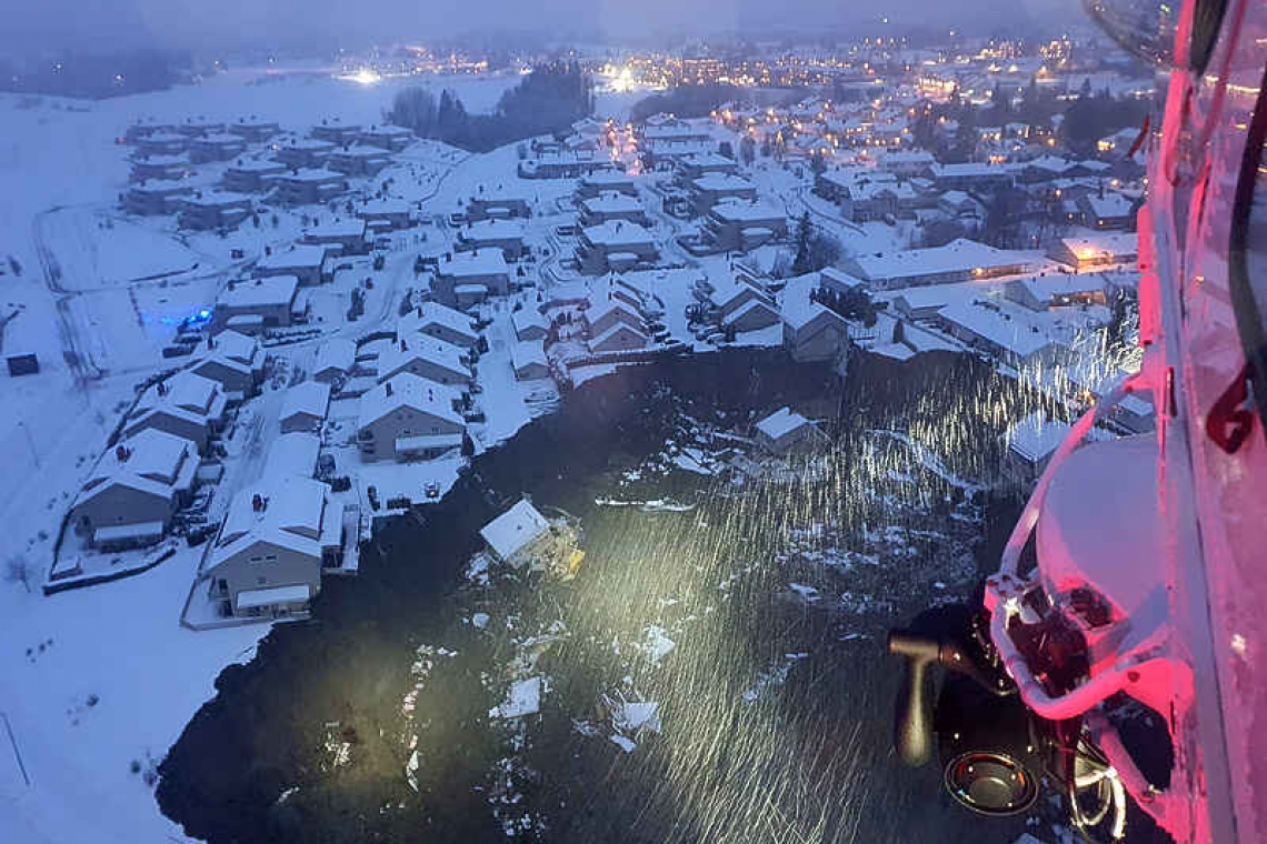 Landslide hits residential area in Norway, 10 hurt