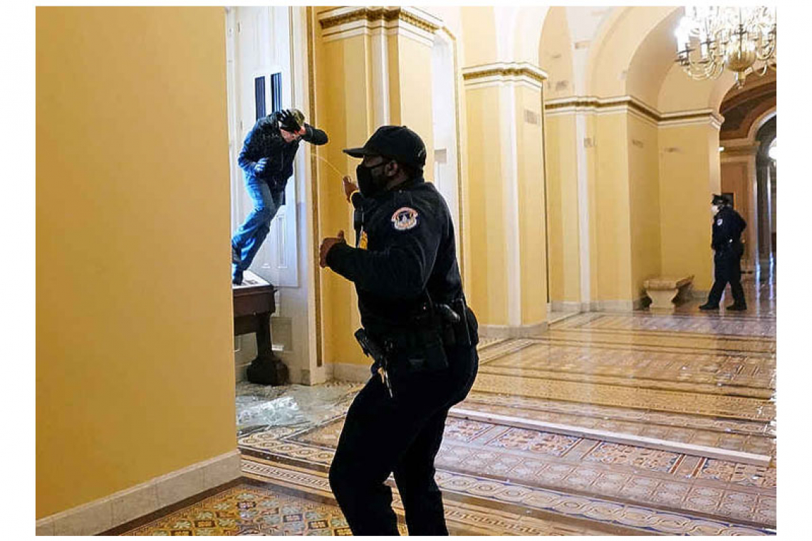 Pro-Trump protesters storm US Capitol as lawmakers debate election results