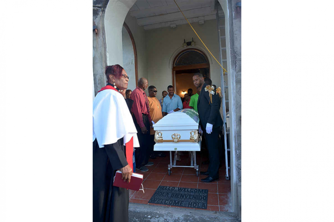 Thanksgiving service for  Valence Leonie Brown