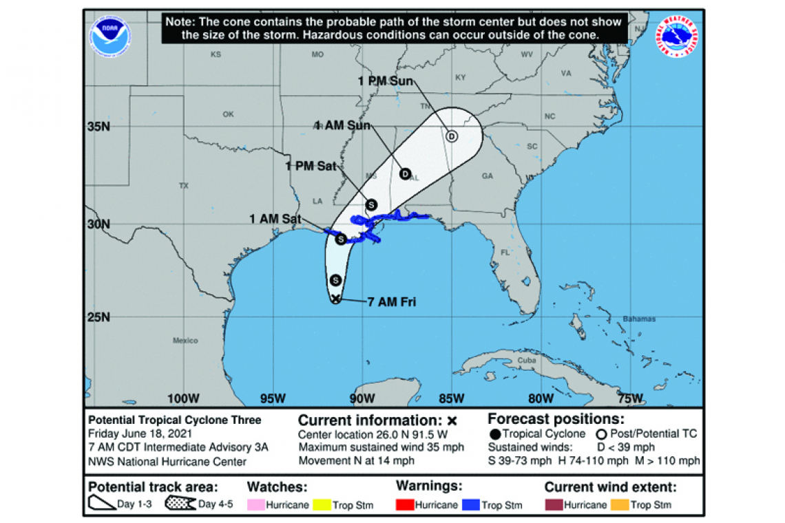 Potential Tropical Cyclone Three Intermediate Advisory Number 3A