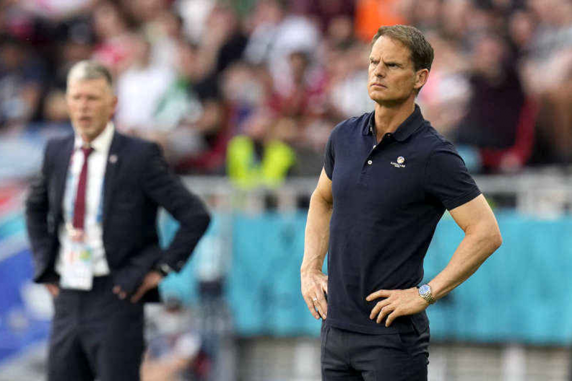 Soccer-Frank de Boer quits as Dutch coach after Euro 2020 elimination