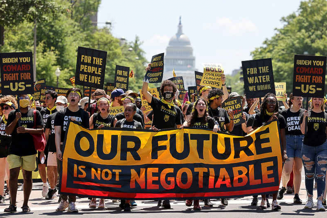 Young activists say Biden must fight harder on climate change