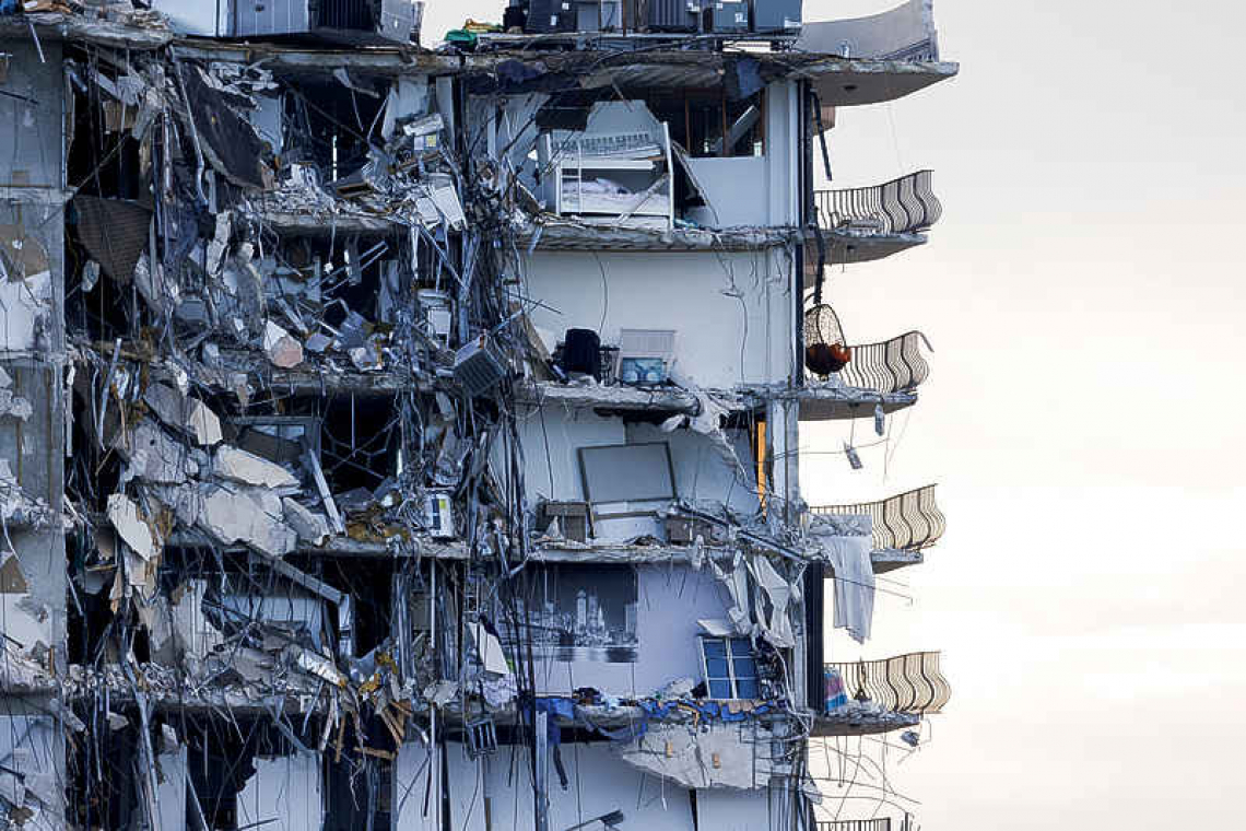 Collapsed Florida condo to be demolished before storm