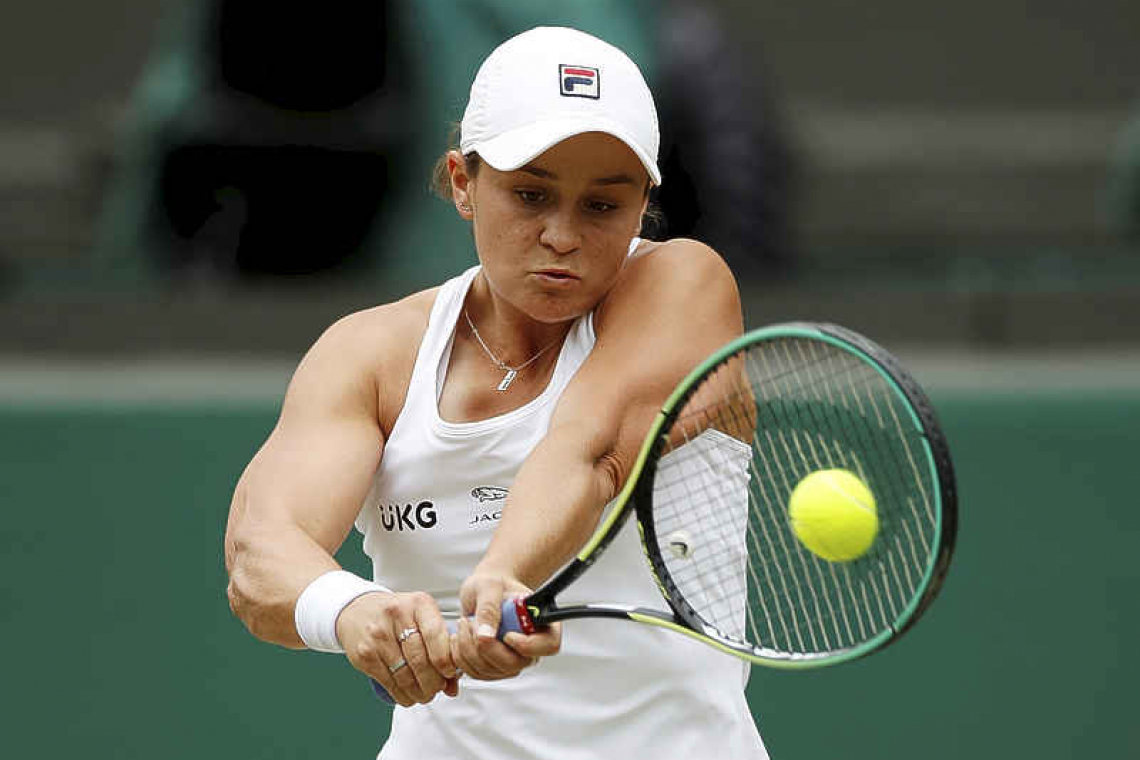 Ash Barty beats Kerber to reach first Wimbledon final