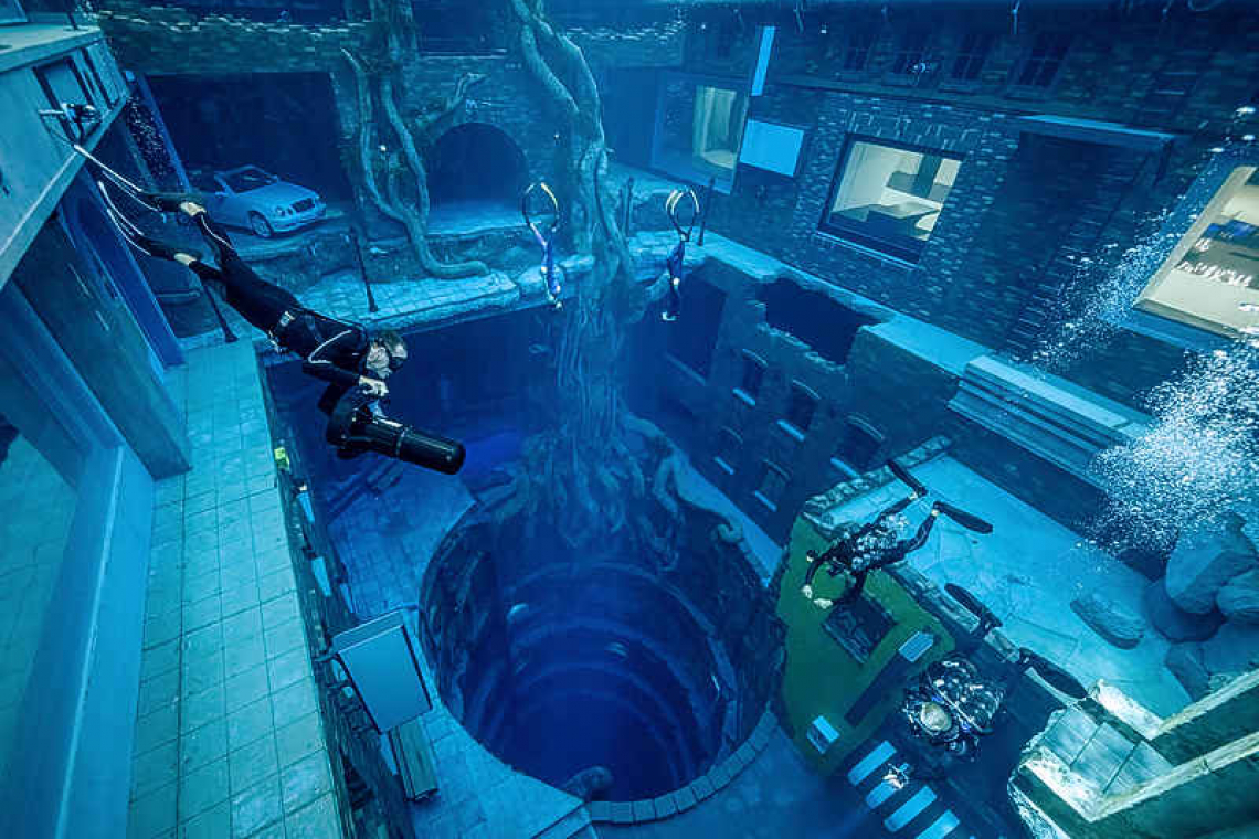 World's deepest pool for diving opens in Dubai