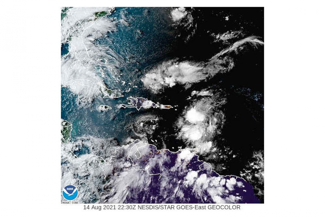 St. Maarten evening weather forecast