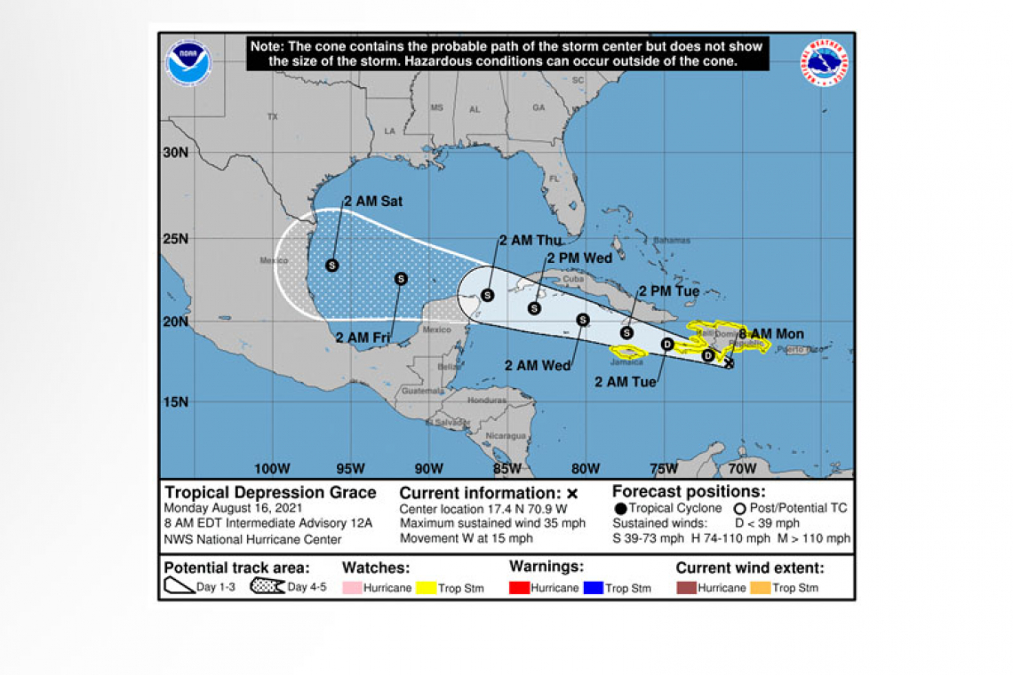 ...AIR FORCE RESERVE AND NOAA HURRICANE HUNTERS INVESTIGATING GRACE...