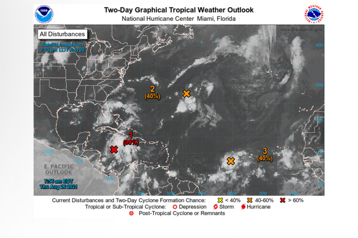 Tropical Weather Outlook...