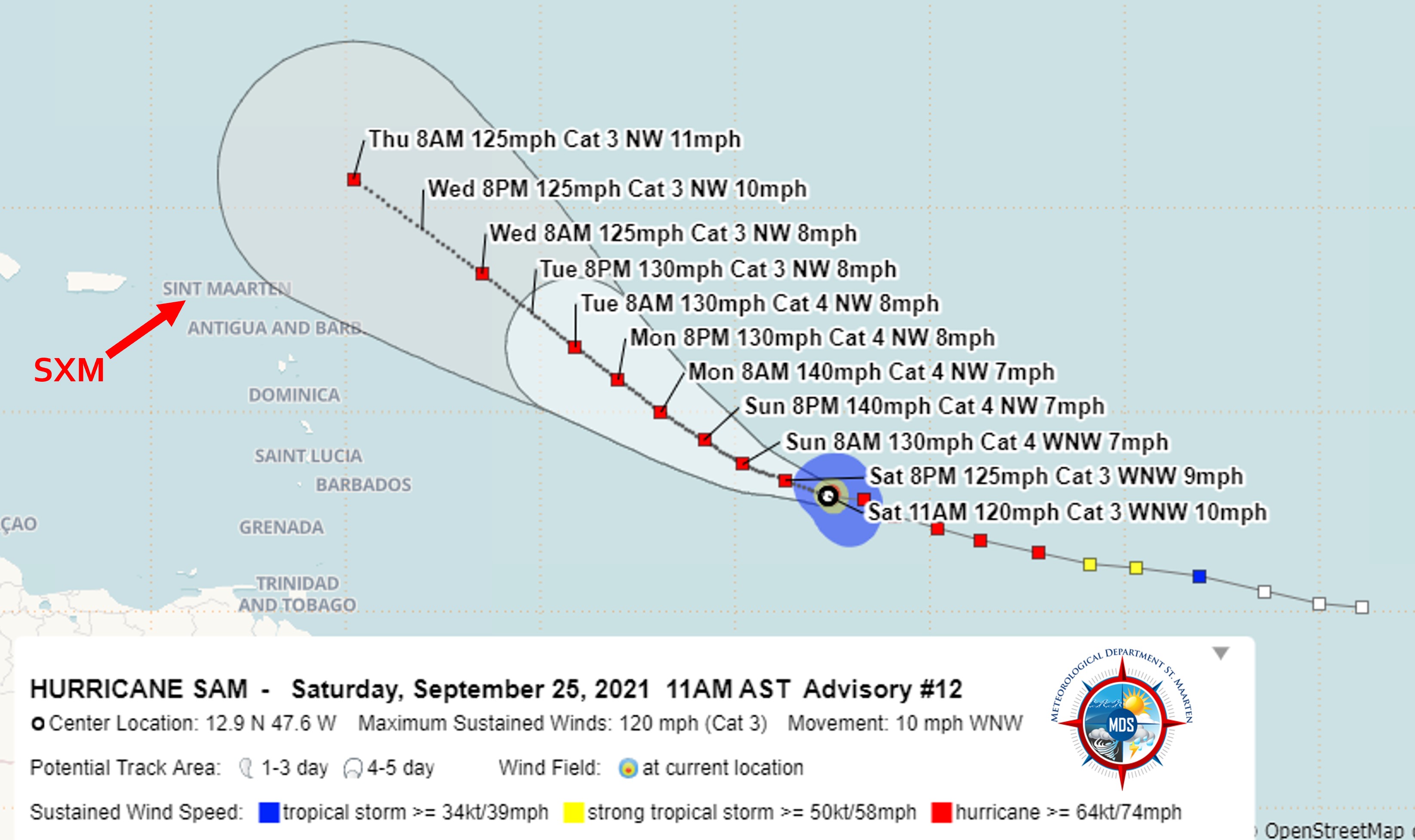 The Daily Herald PUBLIC WEATHER FORECAST FOR ST MAARTEN   Pwf 