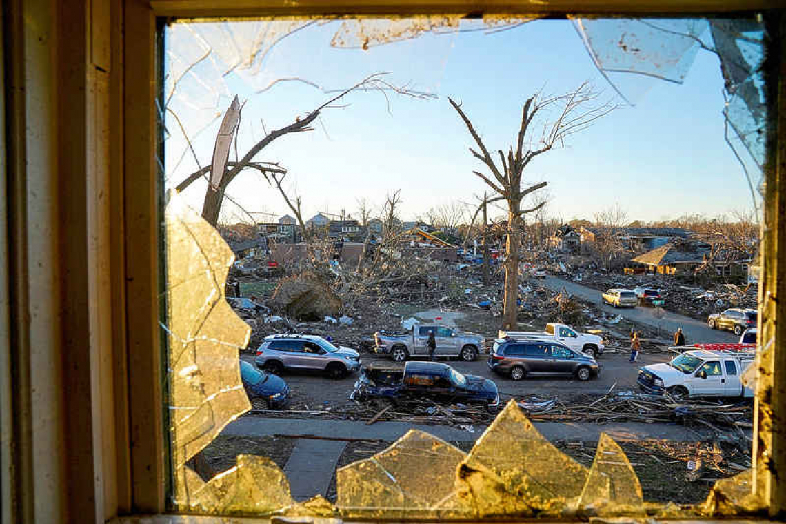 'From grief to shock': Tornadoes kill at least 74 in Kentucky