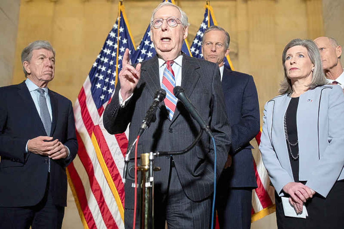 Senate's McConnell pushes back against Republican Party censure of Trump critics