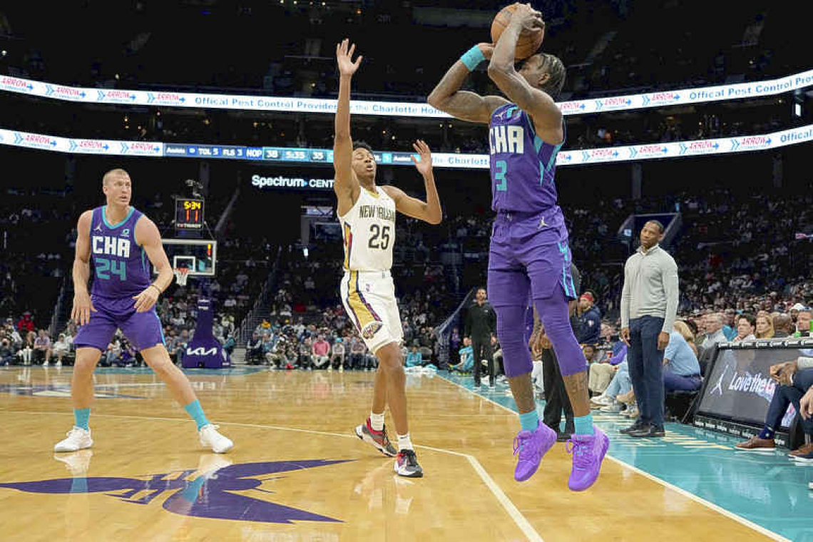 Surge leads Hornets past Pelicans 106-103