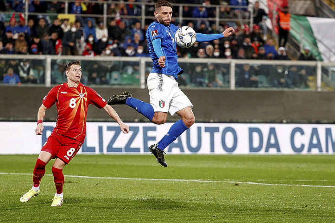 Italy miss out on World Cup again after shock loss to North Macedonia