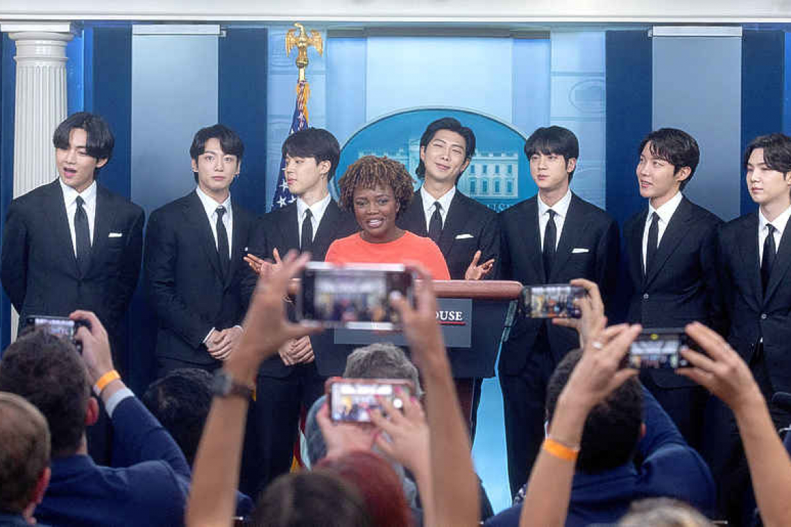 K-pop supergroup BTS meets Biden to discuss hate crimes