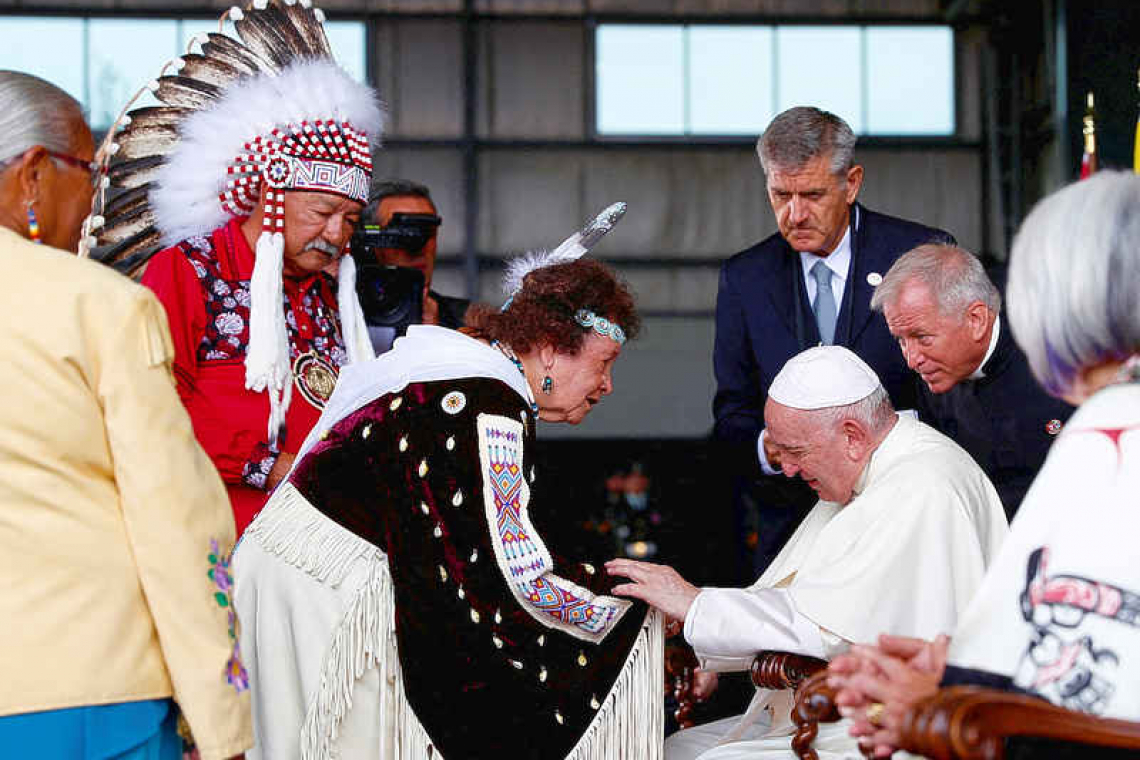 Pope arrives in Canada on tour of 'penance' for indigenous abuse