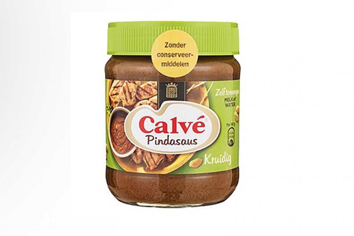 Calvé peanut sauce  jars recalled in Saba