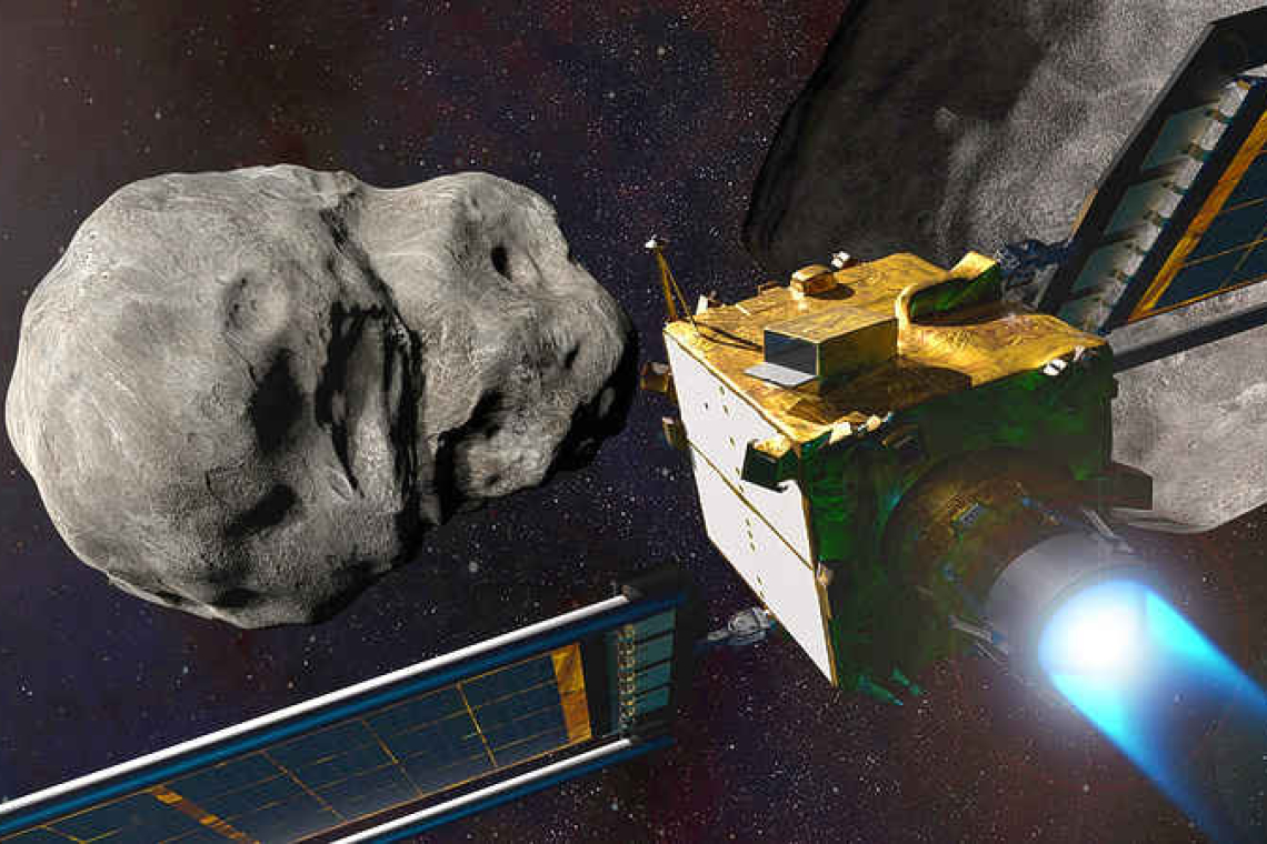 Asteroid's path altered in NASA's first test of planetary defense system