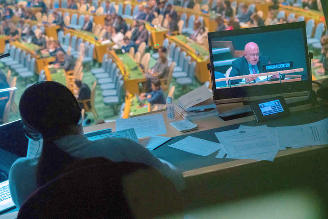 UN denounces Russian 'annexation' of Ukraine areas