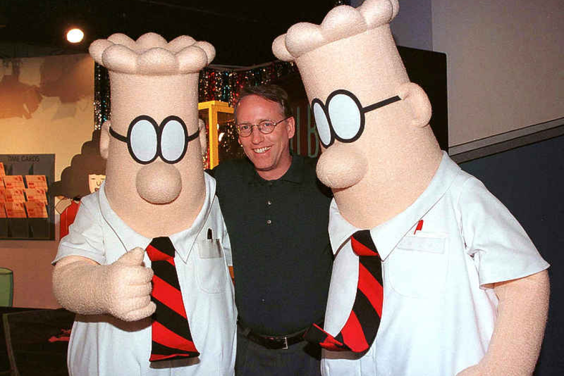 Media drop Dilbert cartoon after racist rant by creator Scott Adams