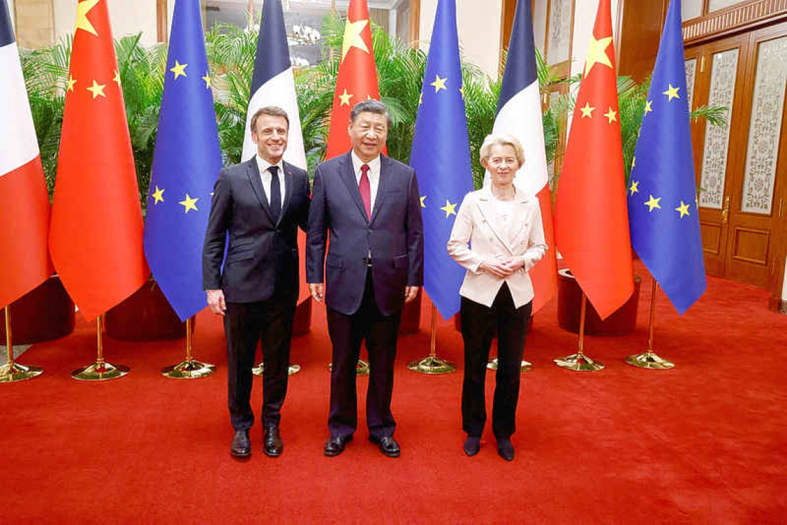 Macron's aim of EU unity on China undone by trip fallout