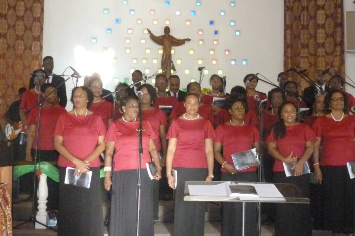 Anguilla choir in St. Maarten 