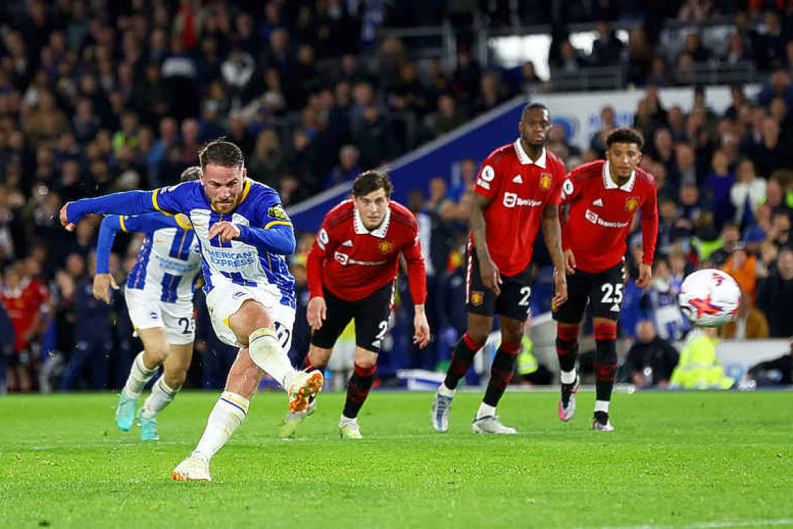 MacAllister penalty gives Brighton 1-0 win over Manchester United