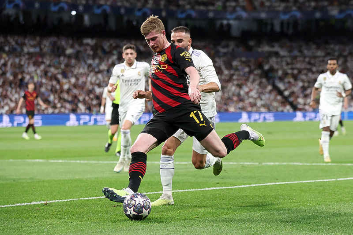 De Bruyne earns Man City 1-1 draw at Real Madrid 