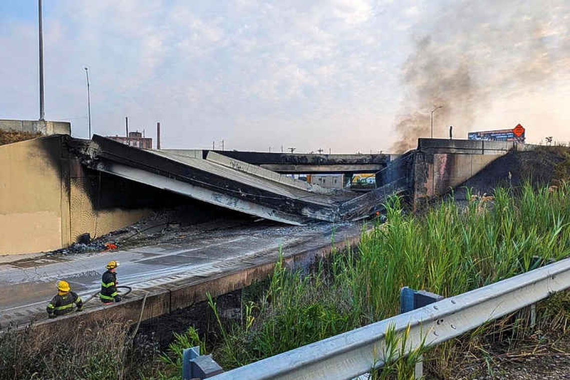 Philadelphia highway collapse will take months to rebuild, governor says 