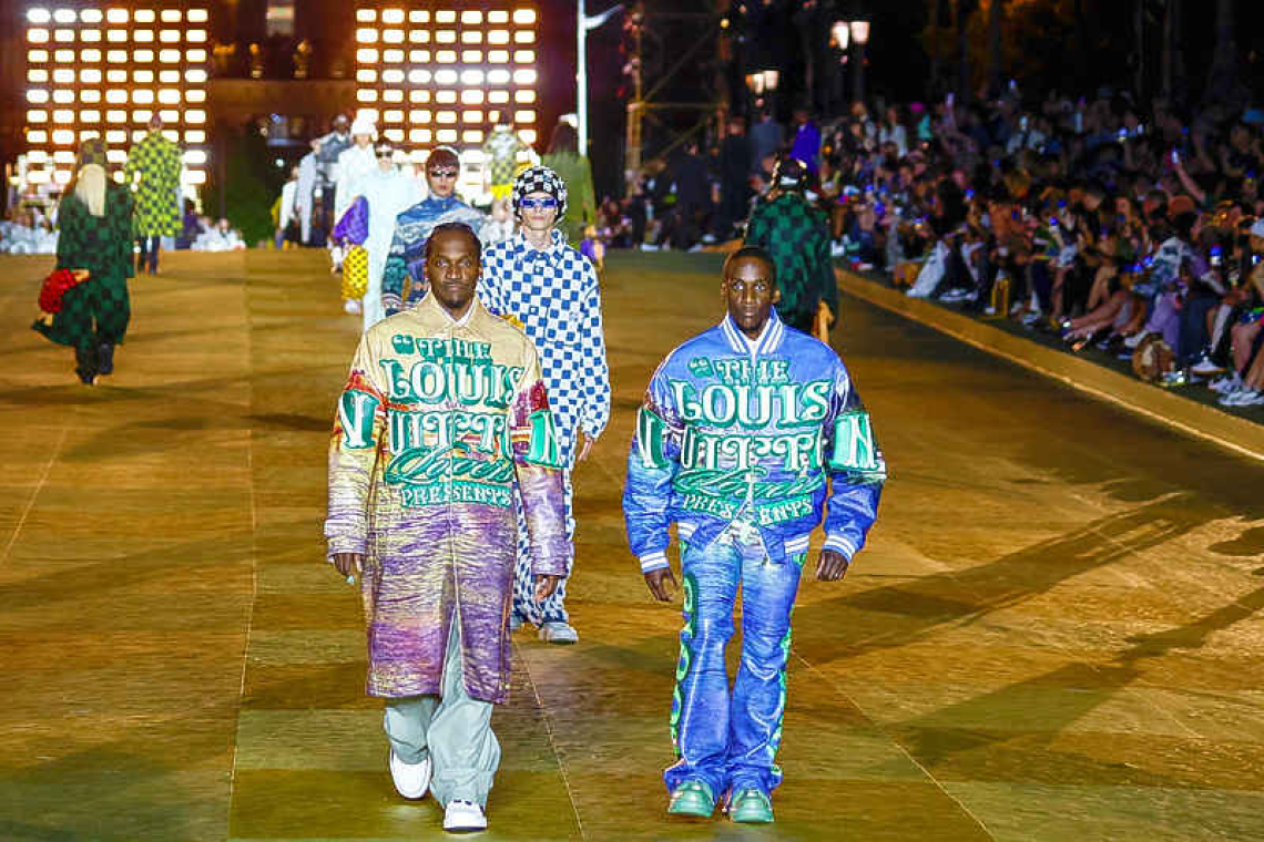 Pharrell Williams Louis Vuitton Mens Debut Was a StarPacked Celebration