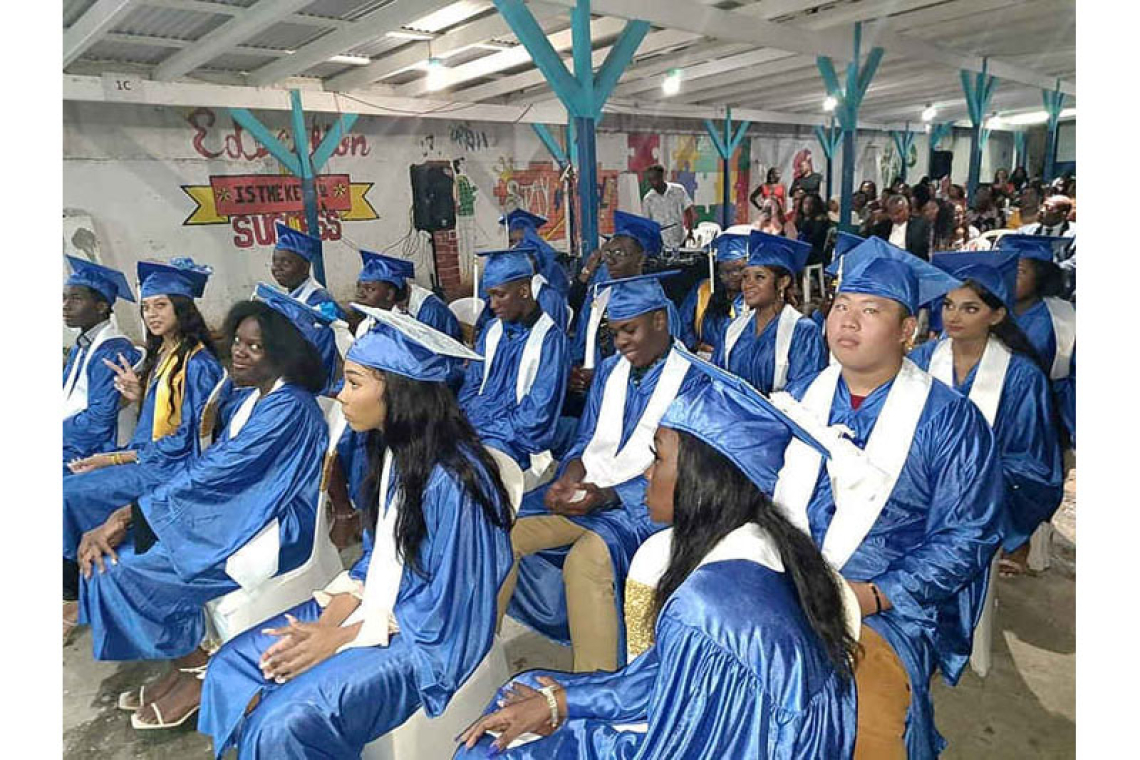 82% pass rate for St. Maarten  Academy PSVE Class of 2023