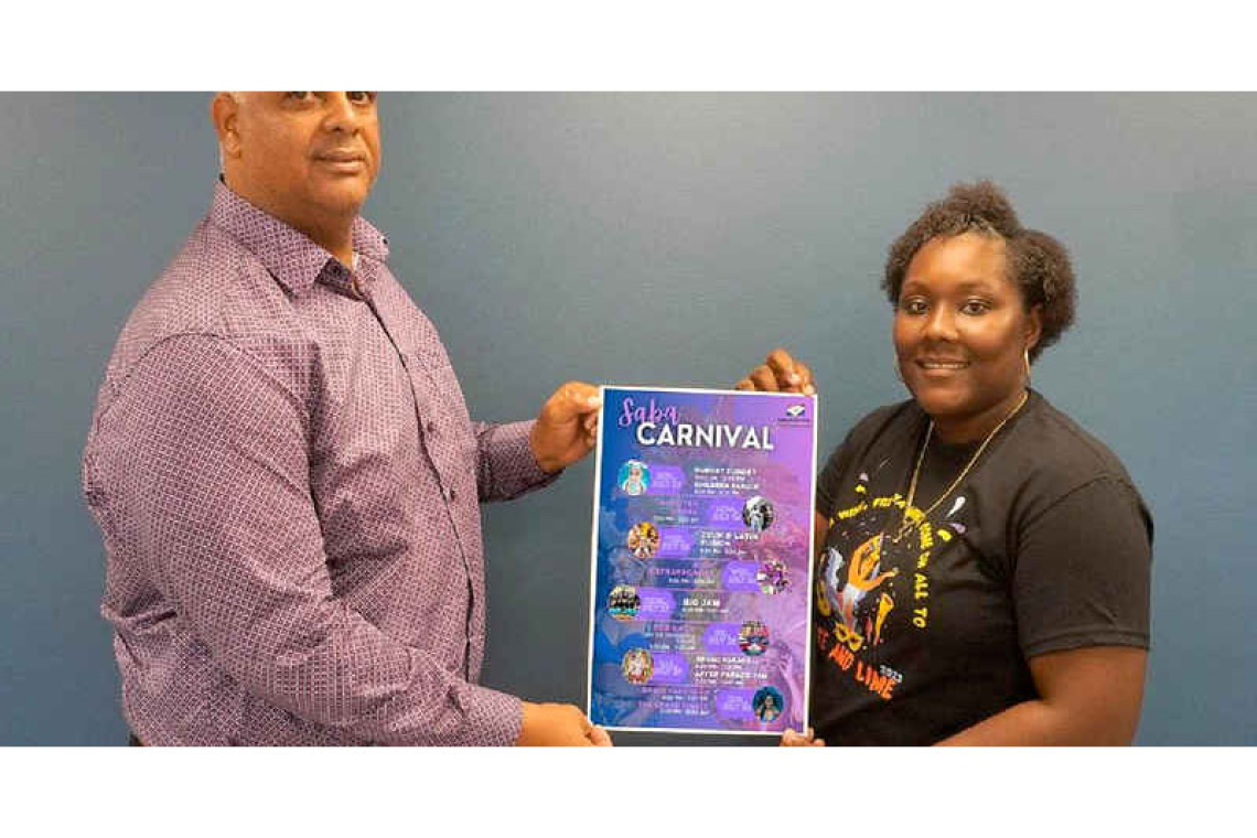 Committee presents 2023 Carnival  Poster to Culture Commissioner