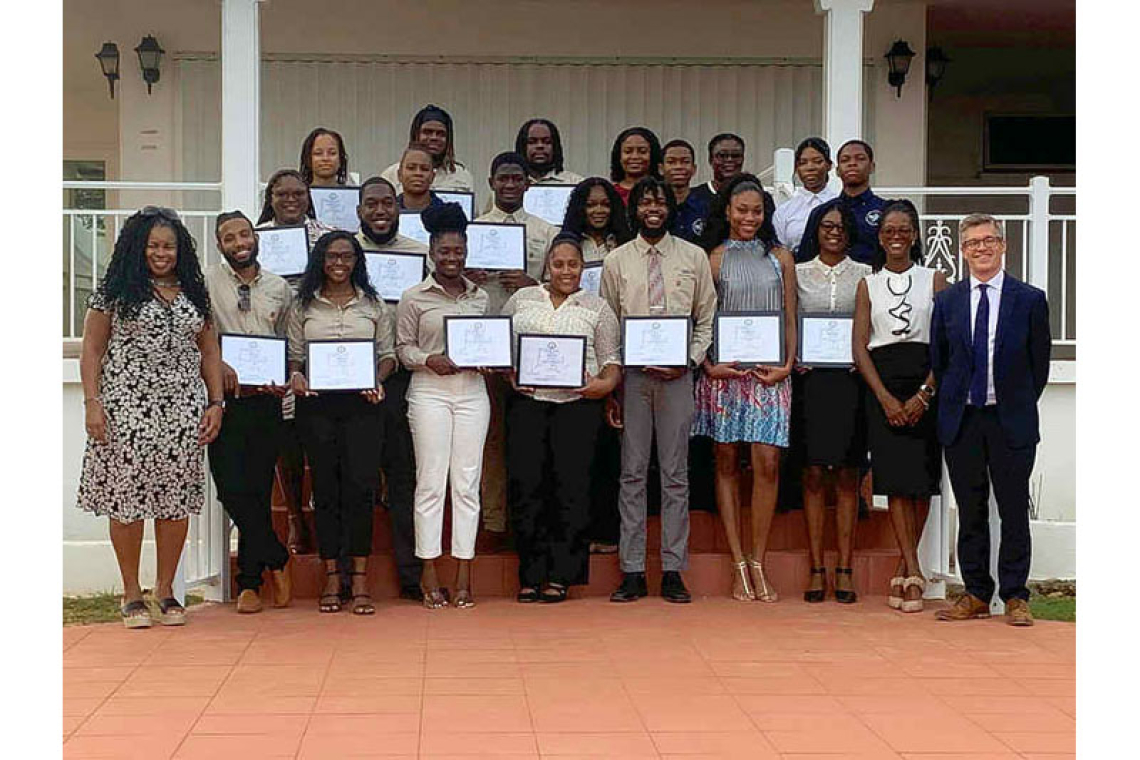 New youth ambassadors  pinned at ceremony Thurs.